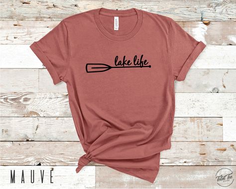 Lake life Shirt, Lake Shirt, Gift for Travel Lover, Wildlife Lover, Unisex Shirt, Lake Lover Gift, Vacation Shirt, Summer Lake Tshirt by TotalTeeDesigns on Etsy Lake Tshirt, Lake Life Shirt, Cricut Images, Summer Lake, Circuit Projects, Graphic Tee Design, Beach Themed, Vinyl Crafts, Travel Lover