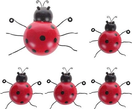 How To Make An Easy Ladybug Using Recycled Items - Craft Klatch How To Make A Ladybug, Ladybug Crafts For Adults, Fun Garden Decor, Ball Flowers, Golf Ball Crafts, Ladybug Decorations, Ladybug Garden, Cute Ladybug, Ladybug Crafts