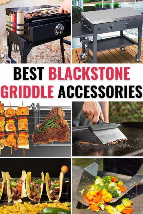 Blackstone Must Haves, Blackstone Griddle Accessories, Griddle Accessories, Blackstone Grill Accessories, Black Stone Griddle Accessories, Blackstone For Beginners, Blackstone Organization, Blackstone Set Up Ideas, Blackstone Accessories