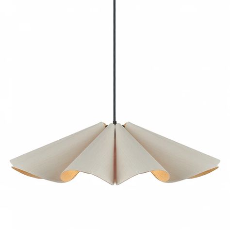 Bruck Delfina 60 1-lt Pendant WEP Light | WEPDEL/60/ASH/ASH | Bruck Lighting | LBC Lighting Off Center Pendant Light, Wavy Pendant Light, Midcentury Light Fixture, Contemporary Lights, Commercial Pendant Lighting, Sculptural Chandelier, Flower Pendant Light, Oversized Pendant Light, Large Pendant Light