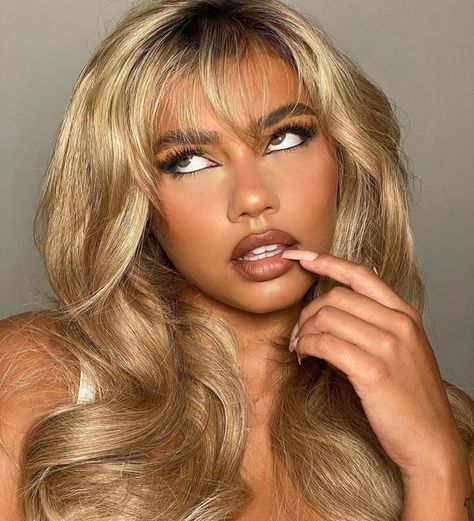 V Hair, Tyra Banks, Caramel Hair, Hair Creations, Banks, Caramel, Blonde, Hair, Quick Saves