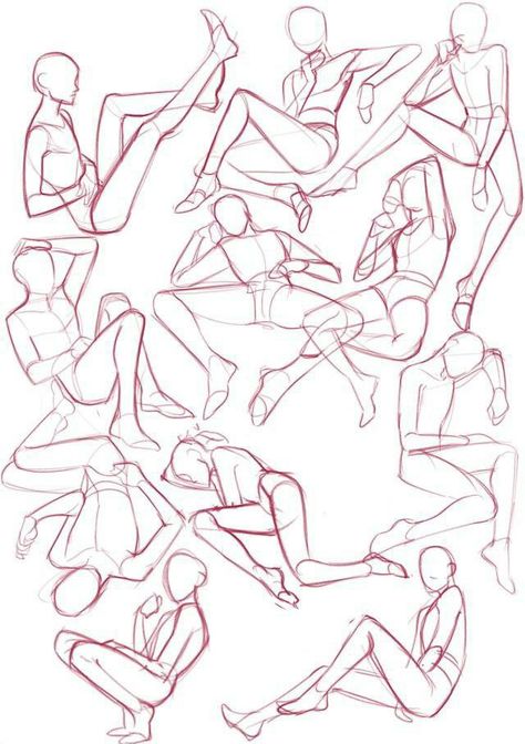 Body Reference Drawing, 캐릭터 드로잉, Concept Art Drawing, Figure Drawing Reference, Art Poses, Art Tutorials Drawing, Anime Poses Reference, Drawing Base, Drawing Poses