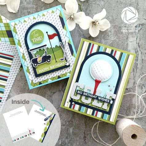 Photoplay Paper – Golf MVP | Cards and Coffee Time Cricut Birthday Cards, Golf Birthday Cards, Two Birthday, Golf Cards, Happy Birthday Design, Golf Birthday, Birthday Stamps, Masculine Birthday Cards, Birthday Cards For Men