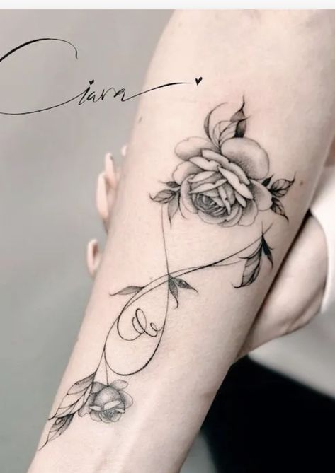 Flower Wrist Tattoo, Double Infinity Tattoos, Rose And Butterfly Tattoo, Infinity Symbol Tattoo, Our Mindful Life, Infinity Tattoo Designs, Flower Wrist Tattoos, Chic Tattoo, Clover Tattoos