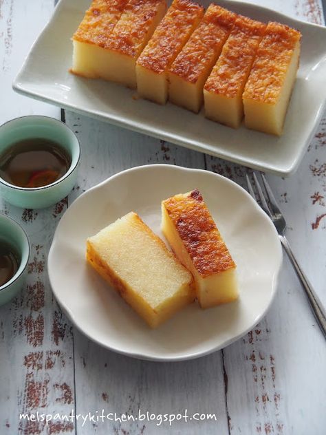 Tapioca Flour Recipes, Tapioca Cake, Tapioca Recipes, Nyonya Food, Malaysian Dessert, Cassava Cake, Mochi Cake, Steamed Cake, Tapioca Flour