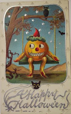 Vintage Halloween Cards, Vintage Halloween Images, Carte Halloween, Halloween Owl, Halloween Greetings, Halloween Card, Halloween Images, Halloween Fabric, Halloween Photos