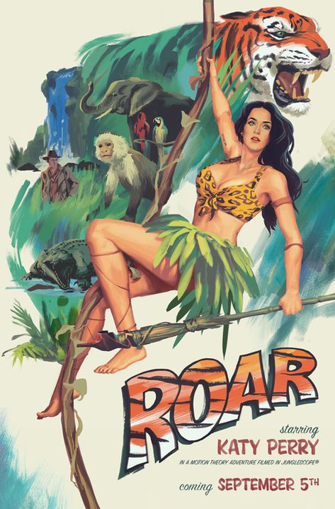 Katy Perry's "Roar" is an empowering anthem! I can't get enough of the tune. Katy Perry, Music Video, Music