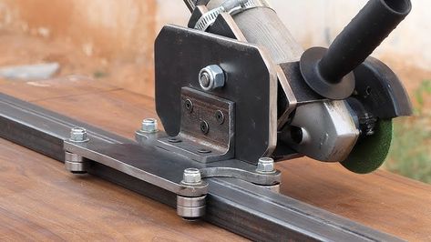 Diy Tools Metal, Welding Jig, Angle Grinder Stand, Diy Router Table, Homemade Lathe, Machine Shop Projects, Track Saw, Tool Box Diy, Diy Router