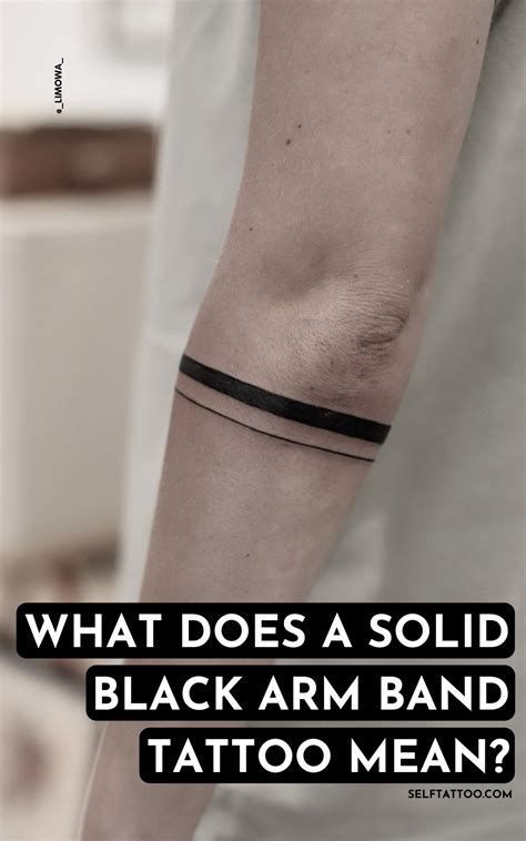 What Does Solid Band Tattoos Mean at Robenaarteaga -  #Band #Robenaarteaga #Solid #Tattoos Tattoo Ideas Bands Armband, Male Arm Band Tattoo, Black Arm Band Tattoo For Women, Arm Band Tattoo For Women Unique, Black Band Arm Tattoo, Simple Arm Band Tattoo For Women, Tattoo Ideas Arm Band, Solid Arm Band Tattoo, Men’s Tattoo Arm Band