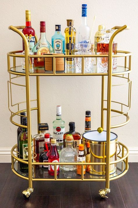 Here’s how to stock a fun and interesting home bar that’s perfectly tailored for you and your favorite drinks. Stock A Bar, Homemade Sour Mix, Best Rye Whiskey, Kahlua Coffee Liqueur, Alcohol Bar, Drink Cart, Light Rum, Home Coffee Bar, Trends Magazine