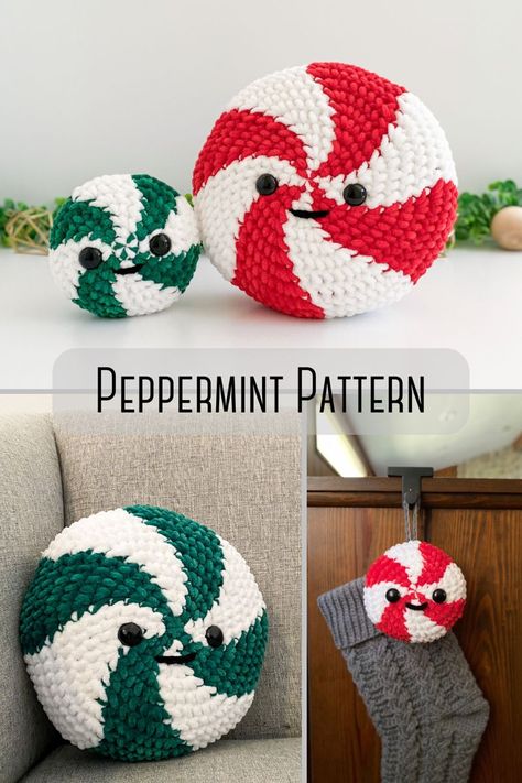 Greetings fellow creatives and crocheters! If you're looking for amazing creative ideas and free crochet patterns, don't hesitate to click the link above! 🐤 Crochet Peppermint Pillow Pattern Free, Hot Cocoa Crochet Pattern Free, Holiday Crochet Amigurumi, Art And Craft Ideas Christmas, Cute Plushie Crochet Pattern, Beginner Christmas Crochet Patterns Free, Peppermint Crochet Pillow, Crochet Cute Pillow Free Pattern, Amigurumi Candy Free Pattern