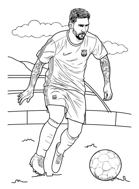 Football Coloring, Messi Y Cristiano, Football Coloring Pages, Lionel Messi Barcelona, Microsoft Office Word, Office Word, Robert Lewandowski, Leo Messi, Busy Book