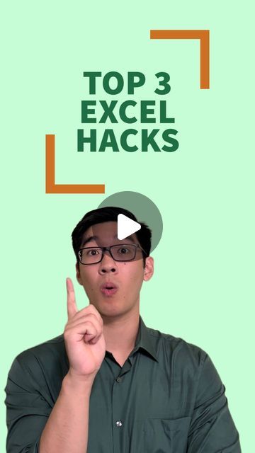 Grant - Excel Tips on Instagram: "Top 3 Excel Hacks for Beginners

📁 Save this post so you can use it later!

#excel #exceltips #exceltricks #msexcel #microsoftoffice #accounting #learnexcel" Excel Tricks, Microsoft Excel Formulas, Office Productivity, Excel For Beginners, Computer Hacks, Excel Formulas, Excel Hacks, Powerpoint Tips, Excel Tips