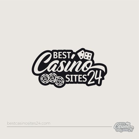 Best Casino Sites 24 Logo Bingo Logo Design, Casino Logo Design Ideas, Casino Graphic Design, Casino Branding, Casino Logo Design, Fantasy Football Logos, 7 Logo, Wheel Logo, Casino Logo