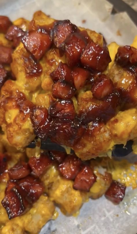 Bbq Smoked Sausage, Lil Smokies Recipes, Polish Sausage Recipes, Cheesy Tater Tots, Smokies Recipe, Tater Tot Recipes, Sausage Crockpot, Sausage Recipes For Dinner, Smoked Sausage Recipes