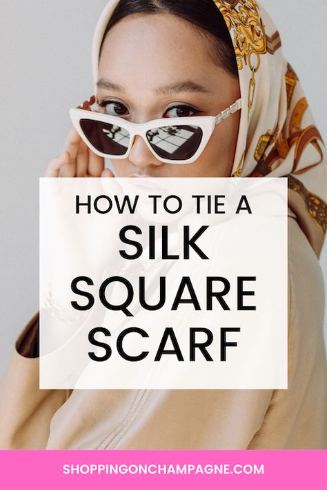 How To Wear A Gucci Scarf, Head Scarf Around Neck, Wear A Silk Scarf, Ways To Tie A Neck Scarf, How To Tie A Triangle Scarf, How To Wear A Silk Scarf On Your Head, How To Style A Square Scarf, How To Wear A Silk Head Scarf, Tie Head Scarves