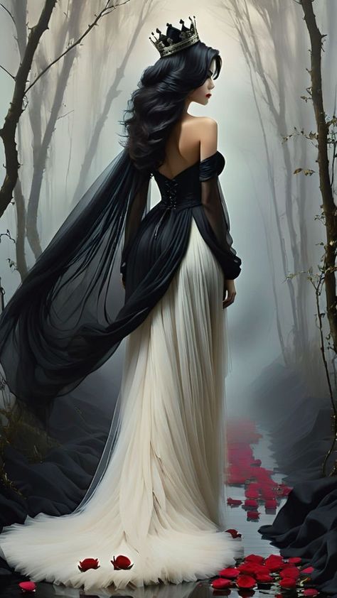 Gothic Fantasy Goddess Art Goddesses, Fantasy Goddess, Gothic Images, Dark Queen, Gothic Fantasy Art, Book Things, Art Dark, Fantasy Art, Queen