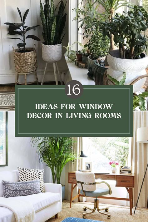 Looking for ways to freshen up your living room decor? Check out these 16 creative things to place in front of your window. From bold plants to cozy seating options, we have you covered! Each tip will not only enhance your room’s aesthetics but also create a warm and inviting atmosphere. Let light in while adding personality to your space. Discover the perfect window decoration ideas to make a stunning focal point that expresses your style and maximizes comfort. It's time to transform that bare window into something special! Decor In Front Of Window Living Room, Decor In Front Of Window, Window Decoration Ideas, Window Decor Ideas, Decorating Your Living Room, Cozy Seating, Plant Decor Indoor, Empty Room, Empty Spaces