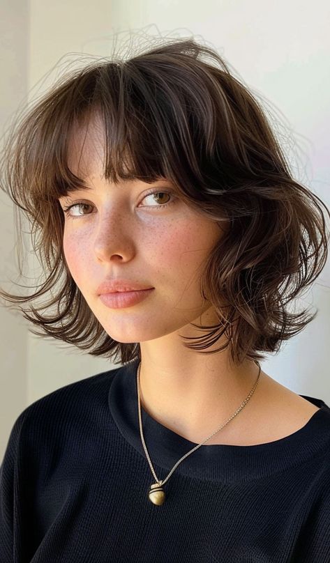 Brown French Bob, Bob Slicked Back, French Bob Straight Hair, Light Brown Bob, Rich Hair Color, Hairstyles For Seniors, Brown French, Tousled Bob, French Bob