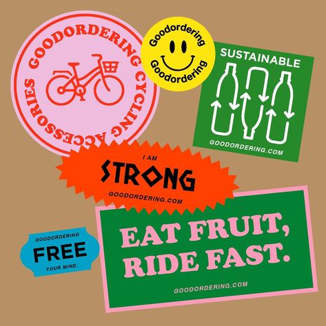 Pack of 6 high quality stickers Corporate Stickers Design, Company Sticker Design, Cool Sticker Design, Sticker Packs Aesthetic, Product Sticker Design, Brand Sticker Design, Circle Sticker Design, Sticker Website, Stickers To Buy