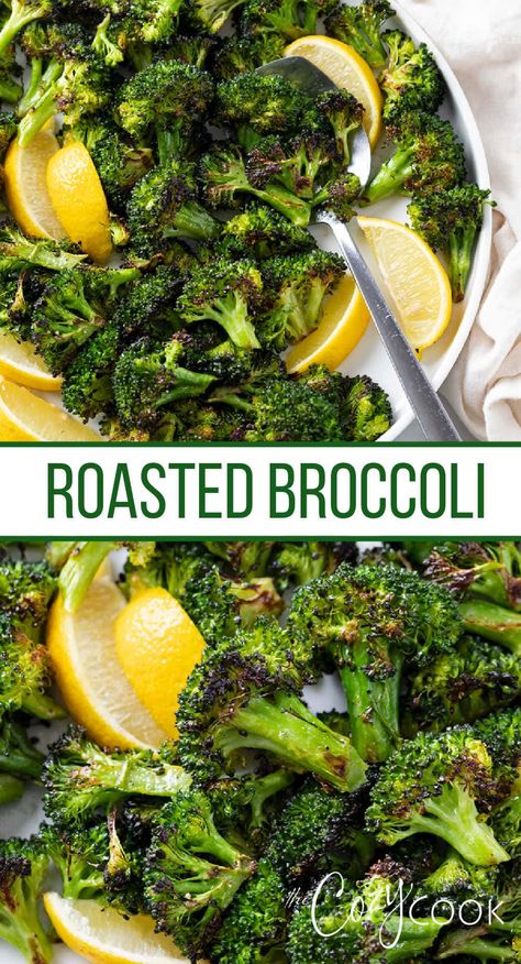 This Oven Roasted Broccoli is a healthy sheet pan recipe with optional additions such as Parmesan and garlic! Brócoli Recipes, Oven Roasted Broccoli, Easy Vegetable Side Dish, Broccoli Recipes Side Dish, Healthy Sheet Pan, Super Healthy Snacks, Cozy Cook, Easy Vegetable Side Dishes, Vegetable Side Dish