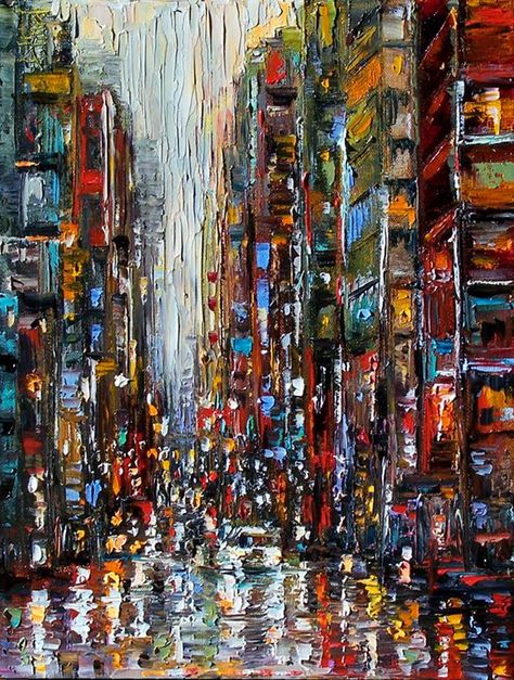 Debra Hurd Original Paintings AND Jazz Art: New York City Cityscape Abstract street scene by Debra Hurd New York Painting, New York Cityscape, Broad City, Jazz Art, City Painting, Image Painting, Abstract Graphic, Cityscape Art, New York Art