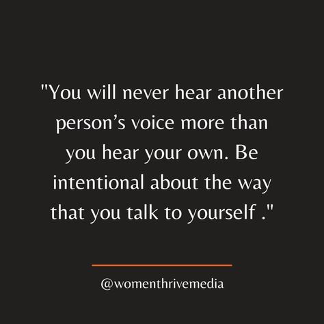 𝐃𝐢𝐝 𝐲𝐨𝐮 𝐤𝐧𝐨𝐰 𝐭𝐡𝐚𝐭 𝐰𝐨𝐫𝐝𝐬 𝐜𝐚𝐫𝐫𝐲 𝐞𝐧𝐞𝐫𝐠𝐲? What you say to yourself, good or bad, can either build or break your personal life and business growth. When you become aware of your self-talk and intentionally replace negative self-talk with positive self-talk, it can positively affect your mood, behavior, and decision-making. Take a moment today to reflect on your self-talk. Start replacing those negative thoughts with empowering affirmations. Tag your friends in the comments below and inspire the... The Power Of Self Talk Quotes, The Way You Talk To Yourself Matters, How To Be Less Talkative, No Negative Self Talk, Challenge Negative Self Talk, Positive Self Talk, Negative Self Talk, Self Talk, Negative Thoughts