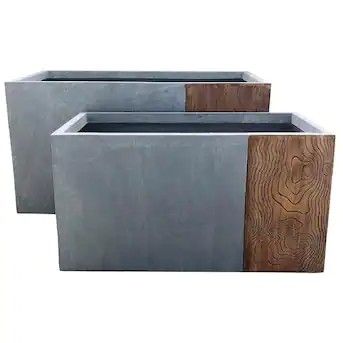 Rectangle Planters, Lightweight Concrete, Concrete Finishes, Hanger Stand, Concrete Finish, Concrete Planter, Indoor Outdoor Planter, Cement Planters, Square Planters