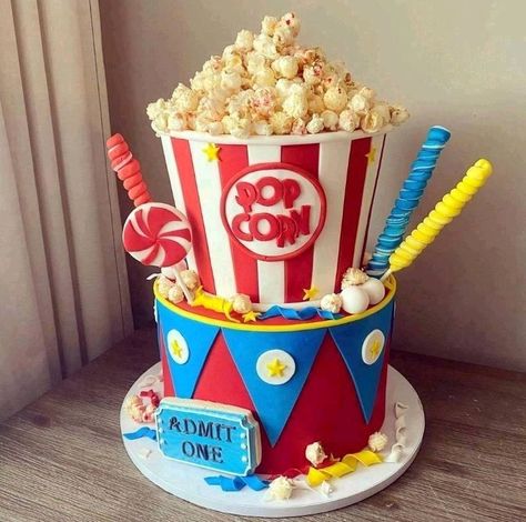 Carnival Themed Birthday Cake, Circus Themed Birthday Party Food, Carnival First Birthday Cake, Carnival 1st Birthday Party Boy, Carnival Birthday Party Cake, Carnival First Birthday Party Boy, Carnival Theme Cake, Three Ring Circus Birthday Party, Carnival First Birthday