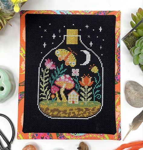 We can't get through the week without highlighting one of our incredibly talented designers who we have had the pleasure to work with on our magazine @xstitchmag - The artist is Cheryl Mckinnon who you can follow here: @tinymodernist 🤩 #xstitchmag #xstitchmagazine #mrxstitch #mrxstitchmag #artistspotlight #crossstitch #crossstitchlove #crossstitcher #crossstitchmagazine #textileart #textileartist #stitching #stitchingismytherapy Colorful Moths, Modern Cross Stitch Patterns, Dmc Floss, Needlepoint Kits, Modern Cross, Stitching Art, Modern Cross Stitch, Cross Stitch Chart, Cross Stitch Art