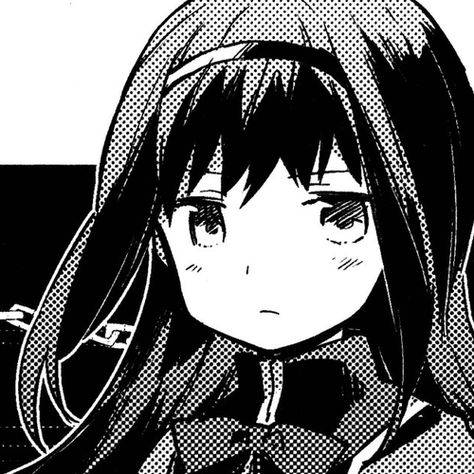 Homura Akemi Manga Panels, Homura Akemi Icon Manga, Homura Manga Icon, Homaru Akemi, Homura Manga, Homura Akemi Pfp, Homura Akemi Icon, Madoka Magica Homura, Homura Akemi