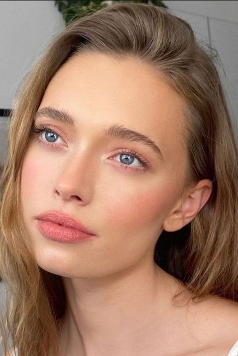 Spring Makeup Looks, Pale Skin Makeup, Pale Makeup, Beach Makeup, Light Makeup Looks, Bridal Makeup Natural, Braut Make-up, Natural Wedding Makeup, Spring Makeup