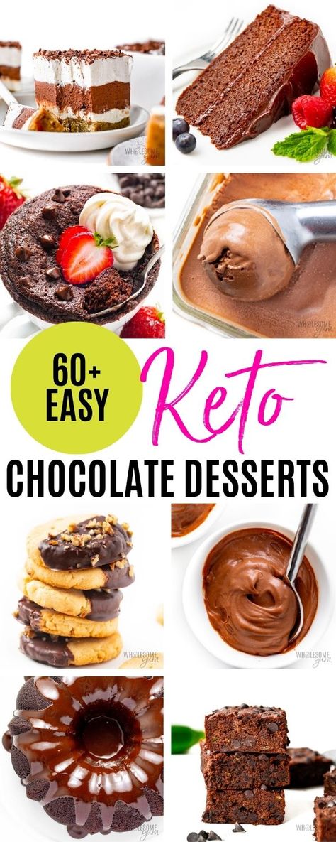 Keto Chocolate Dessert Recipes Easy Keto Chocolate Desserts, Keto Chocolate Recipes Easy, Keto Chocolate Dessert Recipes, Keto Chocolate Candy Recipes, How To Make Keto Chocolate, Low Carb Chocolate Desserts, Keto Chocolate Desserts, Keto Chocolate Recipes, Keto Mouse Chocolate