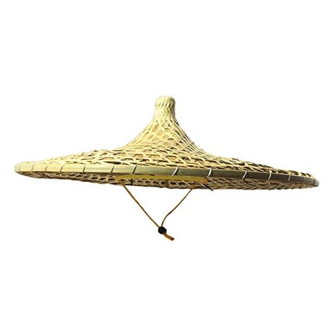 Sunny Hill China Guangdong Local Characteristics Hand-Woven Large Conical Hats Sun Hat 21 Inch Chinese Hats, Chinese Hat, Bamboo Hat, Bamboo Hats, Resort Architecture, Thailand Art, Southern Region, Line Art Drawings, Sun Hat