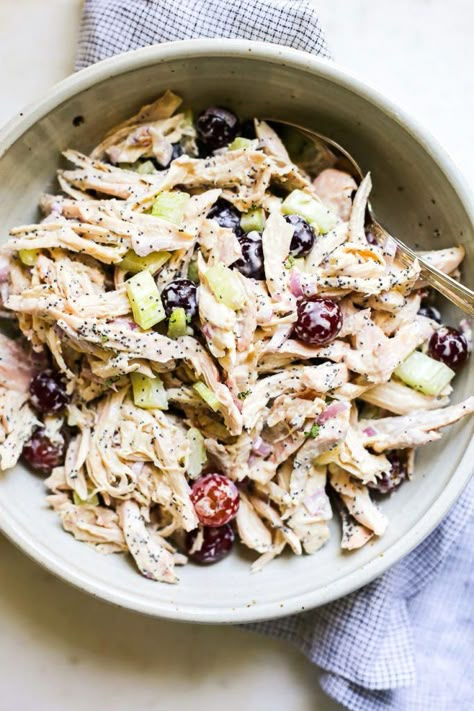 Whole30 Sonoma Chicken Salad – The Defined Dish #whole30recipes Sonoma Chicken Salad, The Defined Dish, Defined Dish, Whole 30 Diet, Lemon Thyme, Chicken Salad Recipe, Hamburger Helper, Recipe 30, Paleo Whole 30