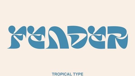 Fender Font - Download Free Font Hippy Font, Tropical Font, Quirky Fonts, Hippie Logo, Pub Logo, Party Font, Caps Font, Free Fonts For Designers, Band Poster