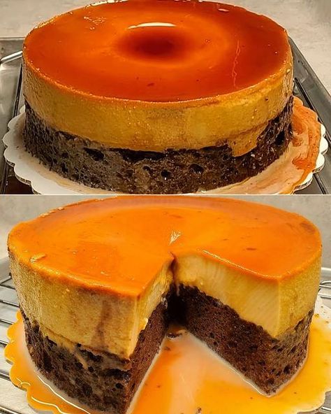 Impossible Cake, Bien Tasty, Homemade Cake Recipes, Easy Delicious, Cake Ingredients, Condensed Milk, Flan, Thanksgiving Recipes, Cake Recipe