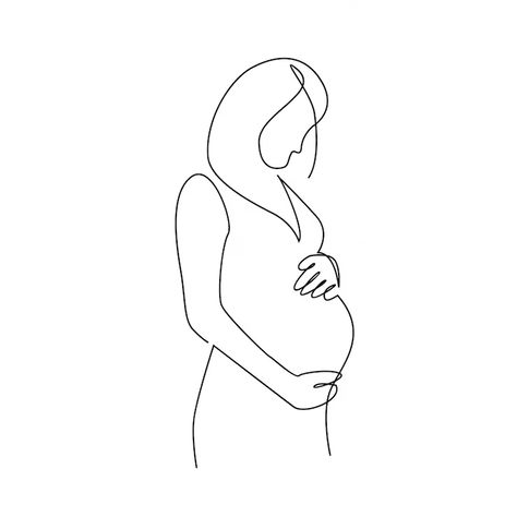 Teenage Pregnancy Drawing, Pregnant Cartoon, Pregnancy Drawing, Teenage Pregnancy, Pregnant Lady, One Line Drawing, Body Pose Drawing, Pregnant Woman, Body Poses