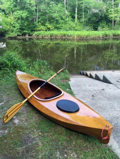 Wood Duck 12 Recreational Kayak: A Beautiful, Ultra-light Kayak You Can Build from a Kit or Plans! Kayak Plans, Oregon Coast Camping, Wood Kayak, Wooden Kayak, Wood Boat Building, Oregon Camping, Bandsaw Mill, Recreational Kayak, Wood Boat Plans