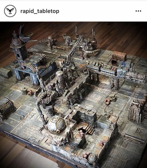 Killteam Terrain, Gameboard Ideas, Warhammer Table, Wargame Table, Sector Imperialis, Wh40k Terrain, Sector Mechanicus, Zone Mortalis, 40k Scenery