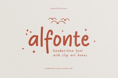 Alfonte is a clean script font. This font is very unique and natural because it is made from the designer’s digital handwriting. This font will make your designs look chic, authentic and amazing. Preview & design using Alfonte font for iOS, Android, macOS, or Windows for free, or you can buy the full version with […] Get your free download of the Alfonte Font now at FreeFontDL - <a rel="nofollow" href="https... Free Hand Fonts, Cute Handwriting Fonts, Free Handwritten Fonts, Typography Typeface, Typeface Logo, Journal Fonts, Fonts Typography, Free Script Fonts, Aesthetic Fonts