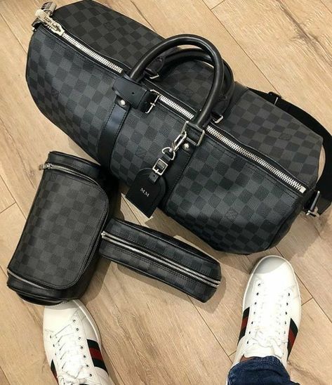 Louis Vuitton Outfit Men, Louis Vuitton Bag Men, Louis Vuitton Duffle, Louis Vuitton Mens Bag, Louis Vuitton Duffle Bag, Designer Travel Bags, Vuitton Outfit, Travel Accessories For Men, Sac Louis Vuitton