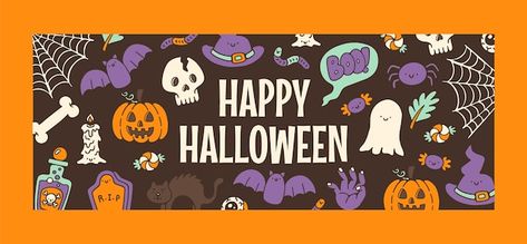 Halloween Facebook Cover, Paparazzi Jewelry Images, Halloween Social, Halloween Artwork, Halloween 2022, Halloween Banner, Jewelry Images, Cover Template, Vector Hand