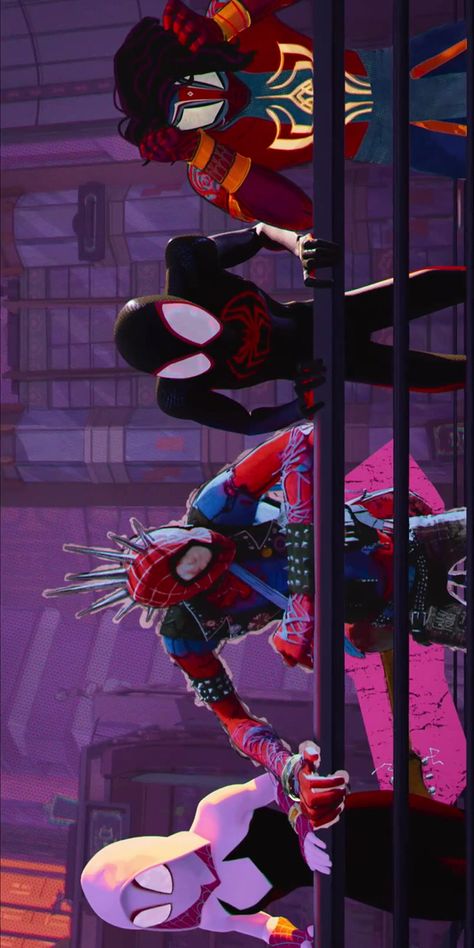 Spots Spiderverse, Spiderman Wallpaper Across Spiderverse, Spiderman Wallpaper Into The Spiderverse, Miles Morales Name Tag, Into The Spiderverse Characters, Spiderverse Stills, Spider Verse Wallpaper Desktop, Spiderman Atsv Wallpaper, Spot From Spiderman