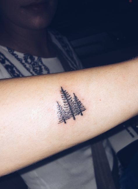 Three Pine Trees Tattoo, 3 Tree Tattoo, Fine Line Evergreen Tree Tattoo, 3 Pine Tree Tattoo, Three Tree Tattoo, Three Pine Tree Tattoo, 3 Trees Tattoo, Three Trees Tattoo, Watercolor Tatoos