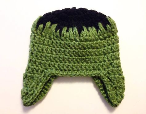 With Alex: Frankenstein's Monster Hat Free Crochet Pattern Frankenstein Crochet, Hat Free Crochet Pattern, Crochet Apparel, Monster Hat, Double Crochet Decrease, Hat Patterns Free, Crochet Eyes, Nephew Birthday, Crochet Decrease