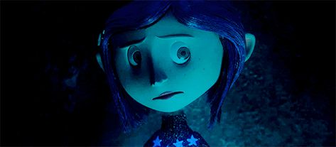 Coraline Gif, Coraline, Gif, Blue