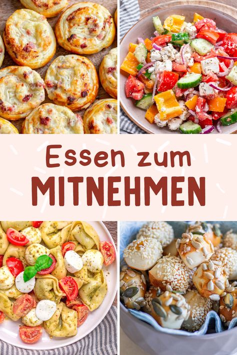 Leckere Ideen für Essen zum Mitnehmen. Diese einfachen und schnellen Rezepte kannst du kalt genießen. Daher eignen sie sich perfekt für die Arbeit. Cold Meal Prep, To Go Snacks, Food For Work, Snacks To Go, Meals To Go, Meal Prep Plan, Healthy Protein Meals, Work Food, Work Meals