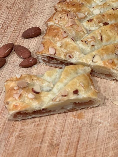 Almond Strudel "Jersey Girl Knows Best" | Foodtalk Almond Strudel, Breakfast Casserole With Sausage, Casserole With Sausage, Almond Paste Recipes, Tot Breakfast Casserole, Tater Tot Breakfast Casserole, Gingerbread Muffins, Strudel Recipes, Almond Pastry