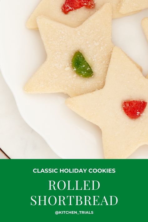 Rolled Shortbread Cookies, Tradition Kitchen, Butter Shortbread Cookies, Chewy Ginger Cookies, Whipped Shortbread Cookies, Christmas Shortbread, Holiday Sides, Shortbread Cookie Recipe, Canadian Food